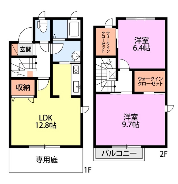 シャロームＡ 102 間取り図