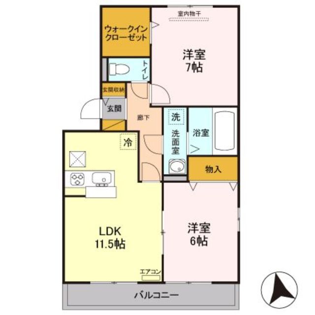 ハーネス 101 間取り図