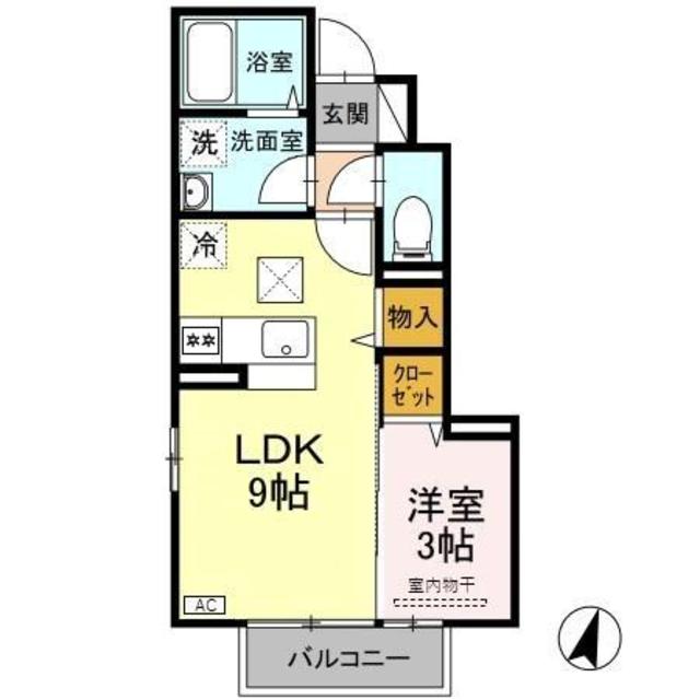 ＣＡＳＡフィオーレ 102 間取り図