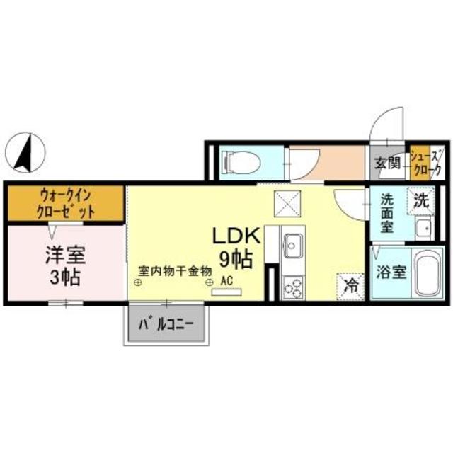 グランベルデ 102 間取り図