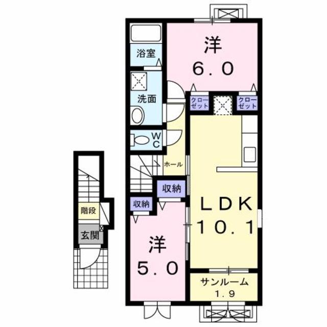 エアリー　スクエア 204 間取り図