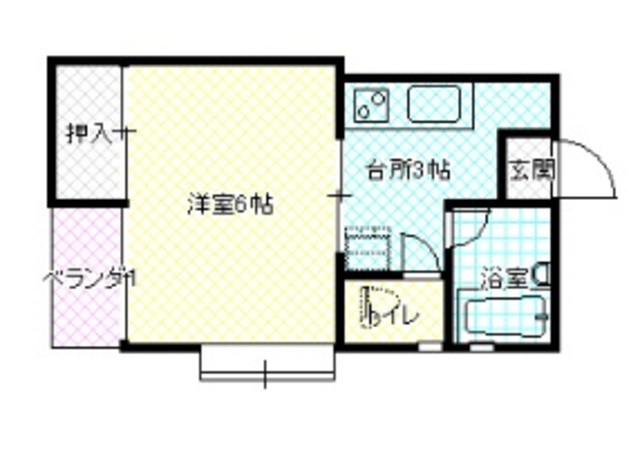 サンフェスタ 203 間取り図