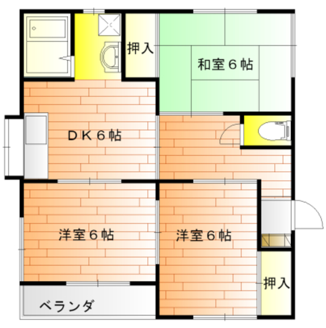 ベリエ 101 間取り図