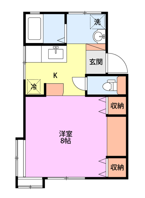 グリーンハイツ 101 間取り図