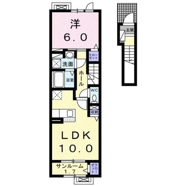 Ｍａｉｓｏｎ　ｄｅ　ＹＫ　Ⅱ 203 間取り図