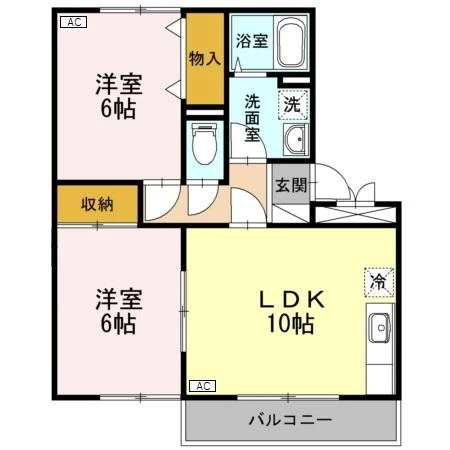 ロイヤルガーデン　Ｂ 202 間取り図