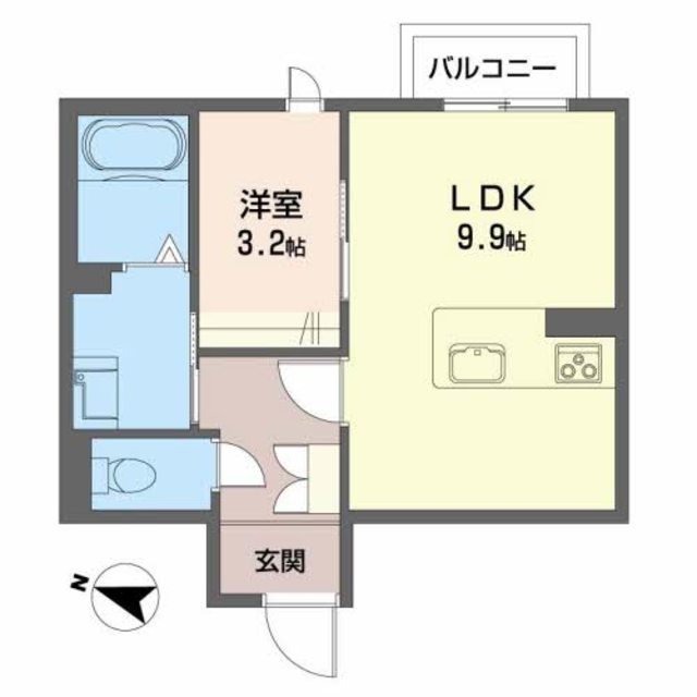 ランペドゥーサ燕 103 間取り図