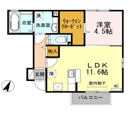 レジェーロ 102 間取り図