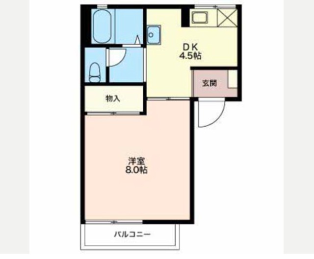 パストラルハイツ 103 間取り図