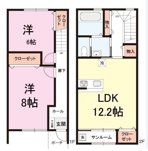 パークレジデンス エフ C 間取り図