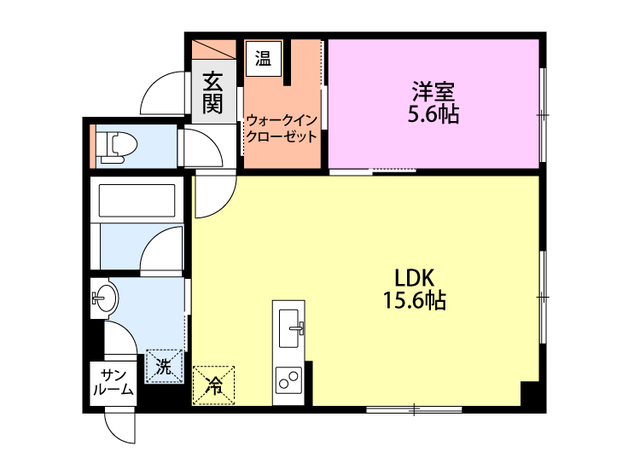La Bella VitaⅡ 405 間取り図