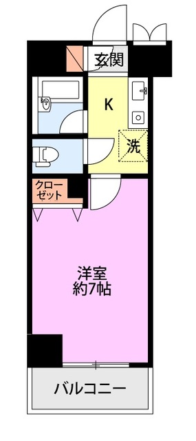 燕三条エクスプレスハイツ 207 間取り図