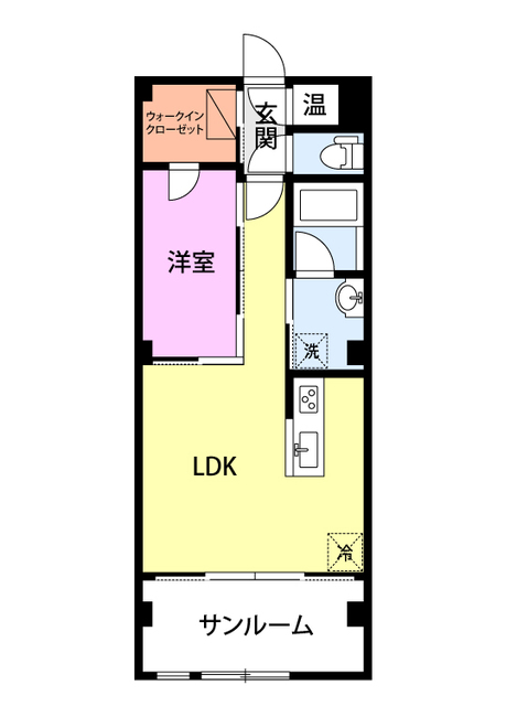 La Bella Vita Ⅰ（ラベラヴィータ） 402 間取り図