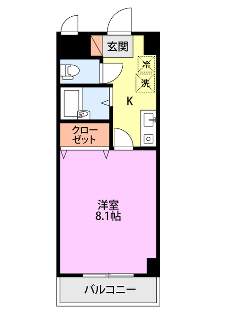 コートシャンベル 705 間取り図