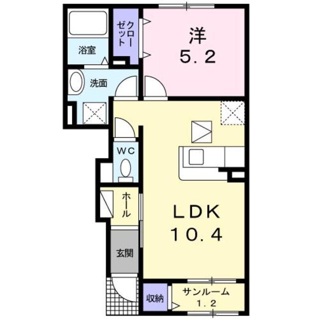 エテルノ　ドリーム 103 間取り図
