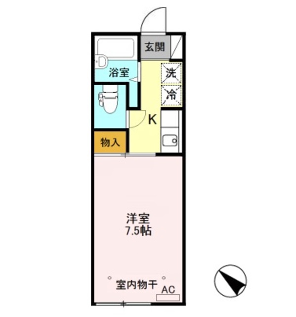 ビオラセア 202 間取り図