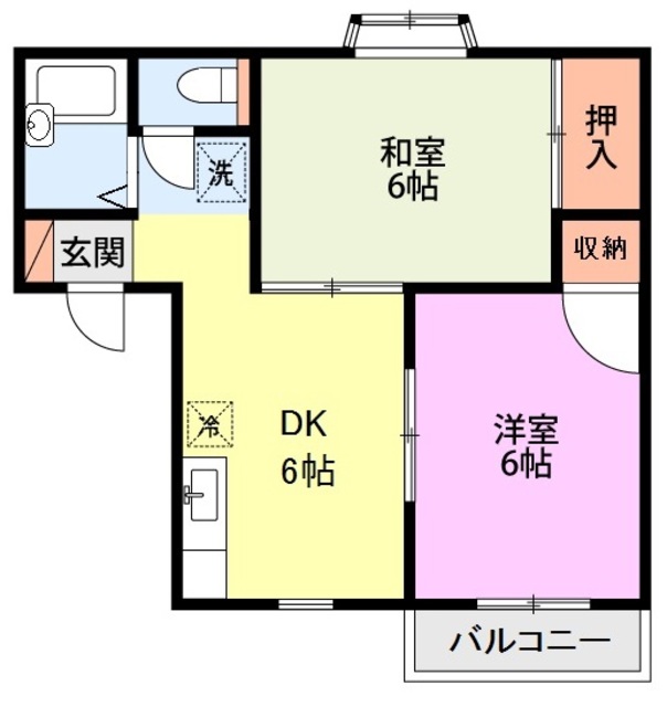 メンバーズタウン　ラシュレ B205 間取り図