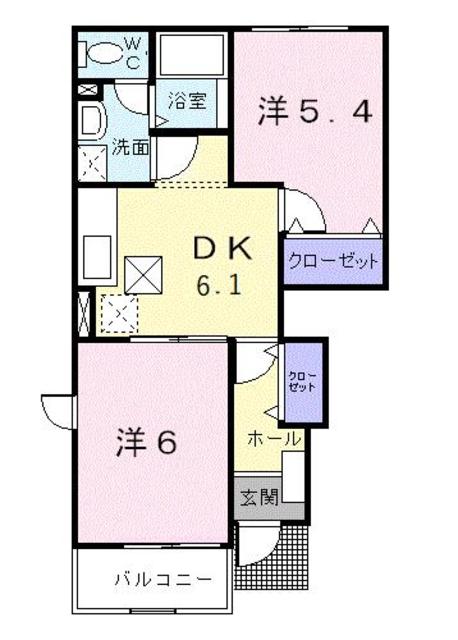 ヒルサイド 101 間取り図