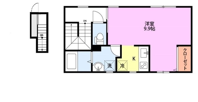 モンレーブ D 間取り図