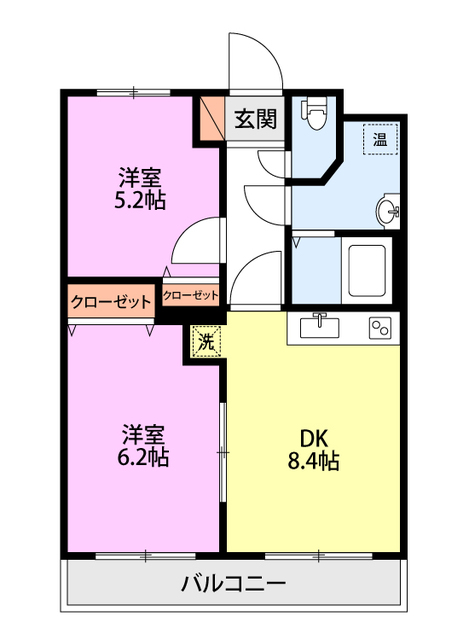 グランヴィア 102 間取り図
