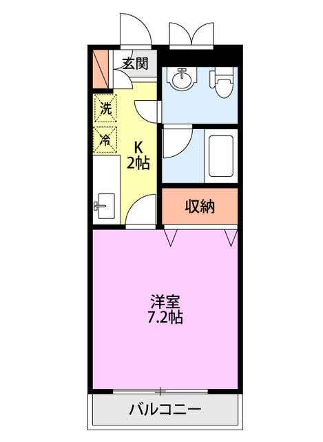 Lily-be  je 白山浦 104 間取り図
