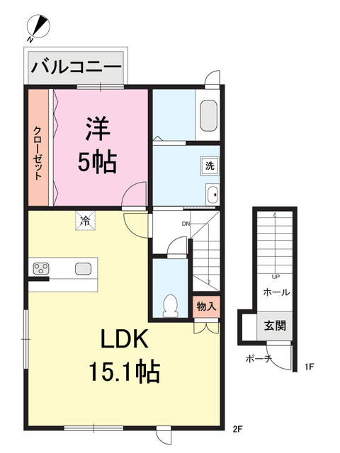 ディーセント C 間取り図
