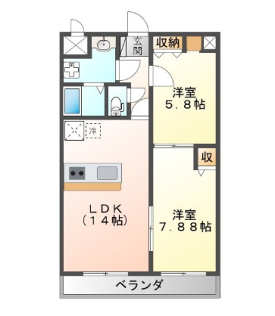 ＬａＰａｃｅ 502 間取り図