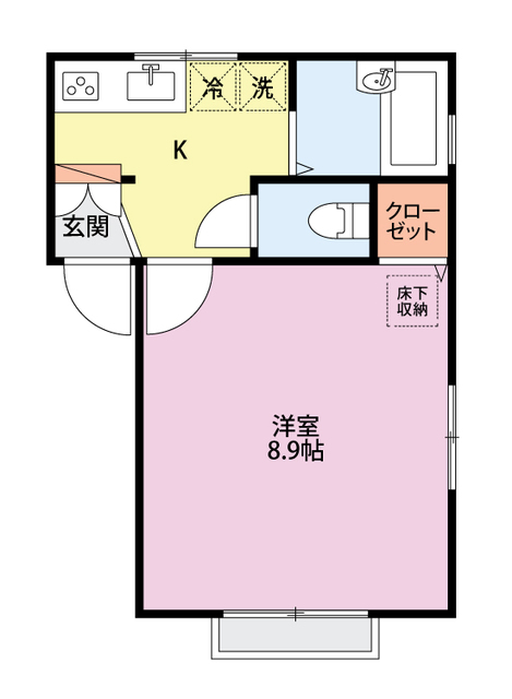 ナウシカ D 間取り図