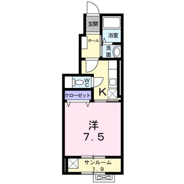 ヒルトップテラス 101 間取り図