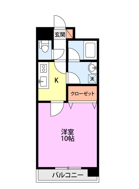 リアライズ西湊町通 807 間取り図