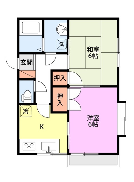 ピュア東青山 105 間取り図