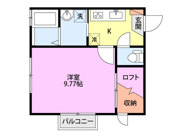 レイガーデン 101 間取り図