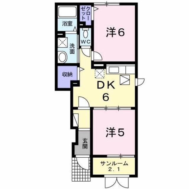 コルソⅡ 103 間取り図