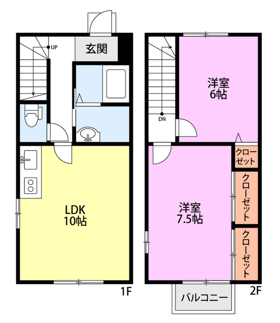 メゾン　ラ・ヴェール B-5 間取り図