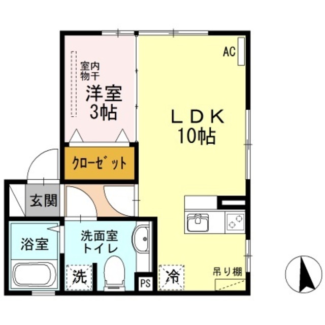 ドエルＳ 201 間取り図