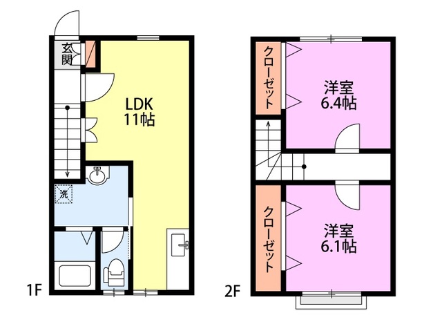 プチメゾンサンライト A 間取り図