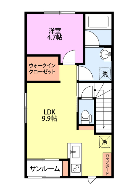 AZURE　（アズール） 201 間取り図