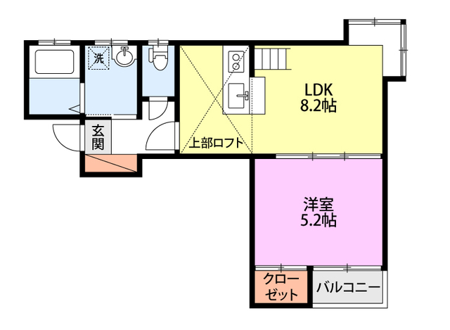 セレンディピティ 201 間取り図