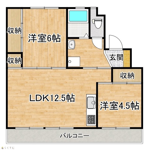 スカイクレスト青葉台Ⅱ 502 間取り図