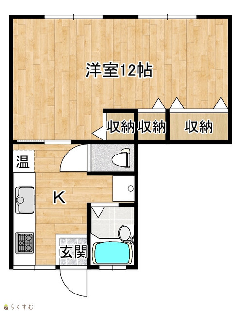 コーポニュー旭 202 間取り図