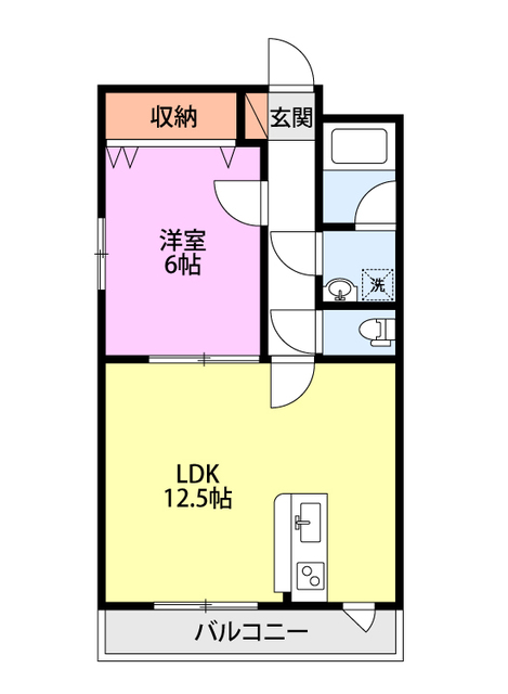 サンローゼ 305 間取り図
