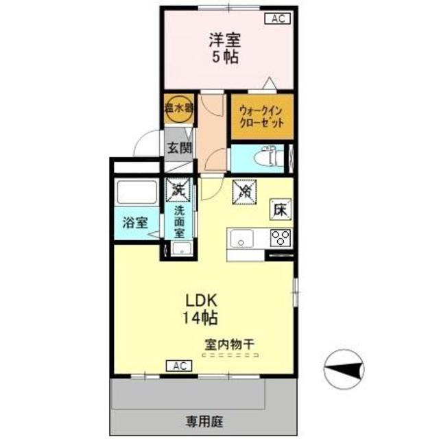 アメニティーハウスⅡ 101 間取り図