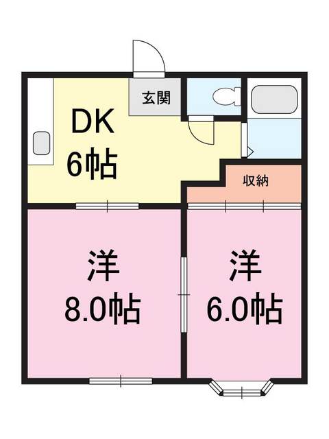 パークタウン B-6 間取り図