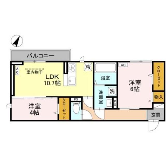 CLASSEUM 幸西　Ⅱ 302 間取り図
