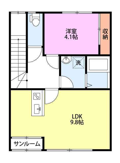 神宮寺尾 15 間取り図