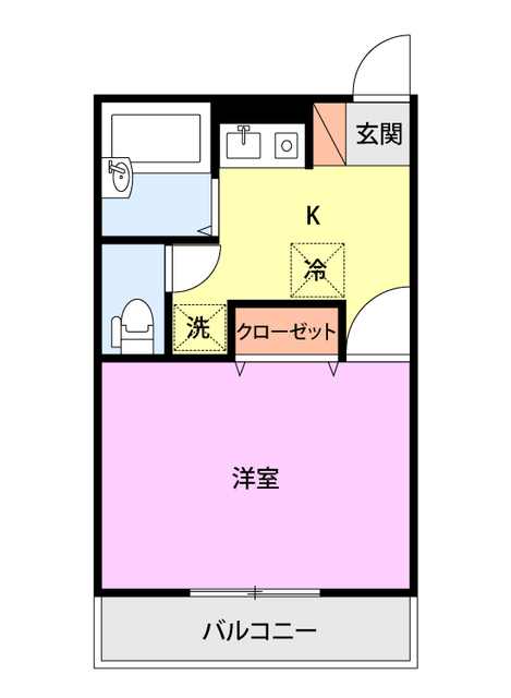 プリムローズ 401 間取り図
