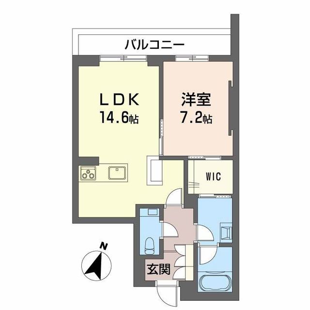 ＡＺＵＲ米山 213 間取り図