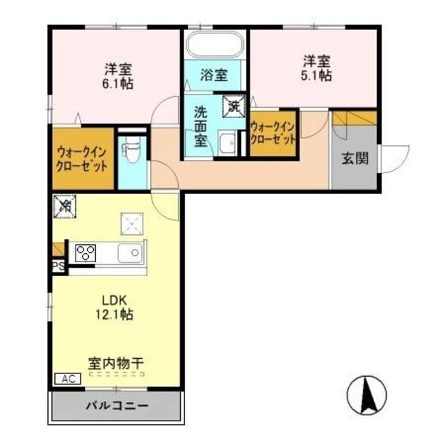 ヴィンヤード 105 間取り図