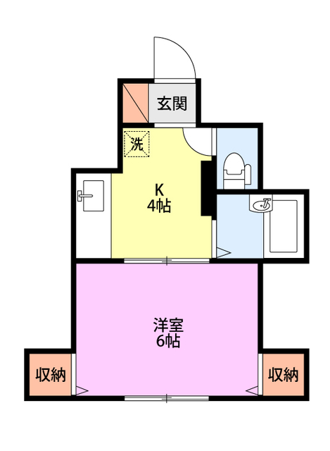 コーポKEN 102 間取り図