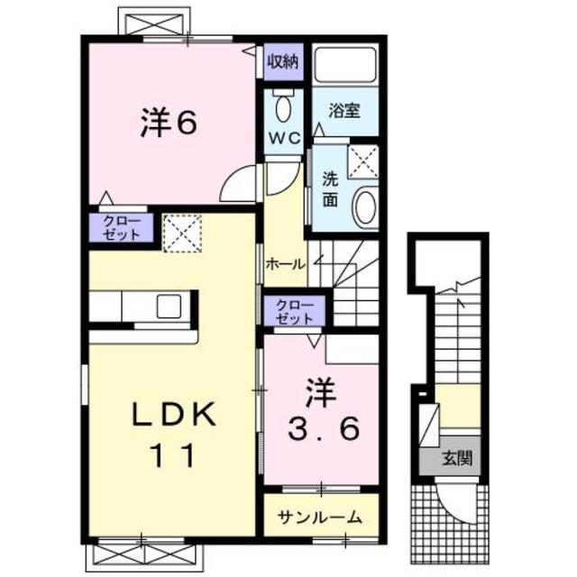 プリマヴェーラ 201 間取り図